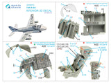 1/48 Quinta Studio A-6A 3D-Printed Interior (for Kinetic kit) 48372