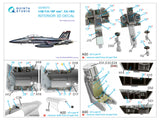 1/48 Quinta F/A-18F Late & EA-18G 3D-Printed Interior (for Hobby Boss kit) 48373