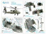 1/48 Quinta Studio AH-64E 3D-Printed Interior (Hasegawa) 48375