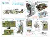 1/48 Quinta Studio Bristol Beaufort Mk.I 3D-Printed Full Interior (with 3D-printed resin parts) (ICM) QD+ 48379