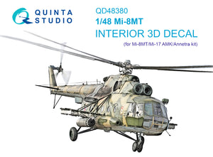 1/48 Quinta Studio Mi-8 MT 3D-Printed Interior (for AMK kit) 48380