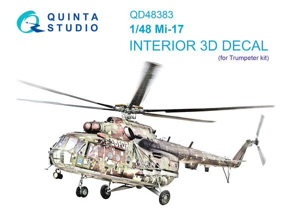 1/48 Quinta Studio Mi-17 3D-Printed Interior (for Trumpeter) 48383