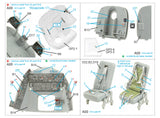 1/48 Quinta Studio Mi-17 3D-Printed Interior (for Trumpeter) 48383