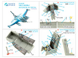 1/48 Quinta Studio F-16A MLU 3D-Printed Interior (for Kinetic kit) 48388