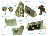 1/48 Quinta Studio F8F-1 Bearcat 3D-Printed Interior (for Academy) 48392