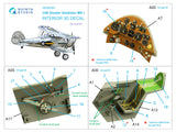 1/48 Quinta Studio Gloster Gladiator MKI 3D-Printed Interior (for love kit) 48393