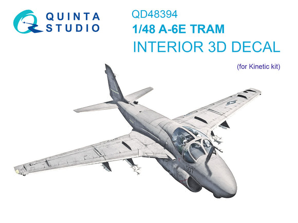 1/48 Quinta Studio A-6E TRAM 3D-Printed Full Interior (for Kinetic kit) 48394