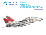 1/48 Quinta Studio F-14A 3D-Printed Interior (for Hobby Boss kit) 48395