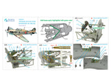 1/48 Quinta Studio Hurricane family 3D-Printed Interior (for Hobby Boss kit) 48401