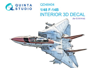 1/48 Quinta Studio F-14B 3D-Printed Interior (for GWH kit) 48404