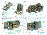 1/48 Quinta Studio P-47D Bubbletop 3D-Printed Interior (for Tamiya) 48412