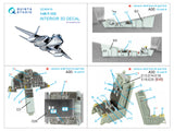 1/48 Quinta Studio F-15c 3D-Printed Interior (for Academy kit) 48416