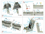 1/48 Quinta Studio F-16D (block 40)  3D-Printed Interior (for new tool 2022 Kinetic kit) 48419