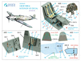 1/48 Quinta Studio Bf 109K-4 3D-Printed Interior (for Eduard kit) 48420