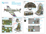 1/48 Quinta Studio Fairey Fulmar Mk.I 3D-Printed Full Interior (Trumpeter) 48423