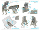 1/48 Quinta Studio Westland Sea King HAS.1 3D-Printed Full Interior (Airfix) 48429