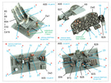 1/48 Quinta Studio P-47D-25 Bubbletop 3D-Printed Interior (for Miniart) 48434