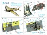 1/48 Quinta Studio P-47B Thunderbolt 3D-Printed Interior (for Dora Wings) 48443