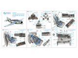 1/48 Quinta Studio Fairey Gannet AS.1_AS.4 3D-Printed Interior (Airfix) 48444