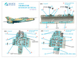 1/48 Quinta Studio MiG-21UM full set 3D-Printed Interior (for Trumpeter kit) 48447