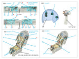 1/48 Quinta Studio MiG-21UM full set 3D-Printed Interior (for Trumpeter kit) 48447