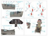 1/48 Quinta Studio MiG-17F full set 3D-Printed Interior (AMMO/Kinetic) 48453