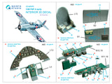 1/48 Quinta Studio F4F-3 early Wildcat 3D-Printed Interior (for Eduard) 48459
