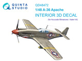 1/48 Quinta A-36 3D-Printed Interior (Accurate Miniatures/Italeri) 48472