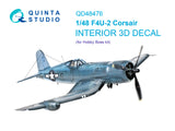 1/48 Quinta Studio F4U-2 Corsair 3D-Printed Interior (for Hobby Boss) 48476
