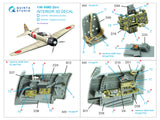 1/48 Quinta A6M2 Zero Nakajima 3D-Printed Interior (for Eduard kit) 48493