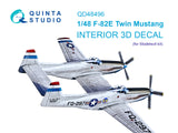 1/48 Quinta Studio F-82E Twin Mustang 3D-Printed Interior (for Modelsvit kit) 48496
