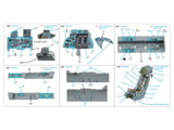 1/48 Quinta Studio MiG-31BM 3D-Printed Interior (for Hobby Boss kit) 48505