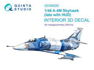 1/48 Quinta Studio A-4M Late 3D-Printed Interior (for Hasegawa/Hobby2000) 48526