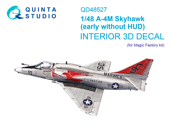 1/48 Quinta Studio A-4M early 3D-Printed Interior (for Magic Factory) 48527