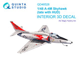 1/48 Quinta Studio A-4M late 3D-Printed Interior (for Magic Factory) 48528