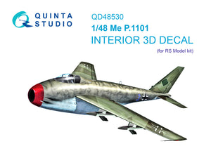 1/48 Quinta Studio Me P.1101 3D-Printed Interior (for RS models) 48530