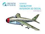 1/48 Quinta Studio Me P.1101 3D-Printed Interior (for RS models) 48530
