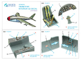 1/48 Quinta Studio Me P.1101 3D-Printed Interior (for RS models) 48530