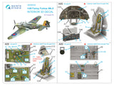 1/48 Quinta Studio Fairey Fulmar Mk.II 3D-Printed Full Interior (Trumpeter) 48534