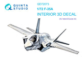 1/72 Quinta Studio F-35A 3D-Printed Interior (for Italeri/Zvezda kit) 72073
