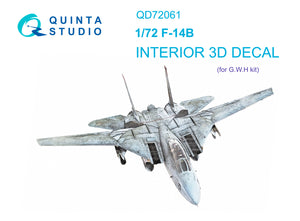 1/72 Quinta Studio F-14B 3D-Printed Interior (for GWH kit) 72061