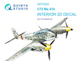 1/72 Quinta Studio Me 410 3D-Printed Interior (for Fine Molds) 72062