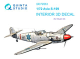 1/72 Quinta Studio Avia S-199 3D-Printed Interior (for Eduard) 72063