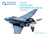 1/72 Quinta Studio F-4J Late 3D-Printed Interior (for FineMolds kit) 72080