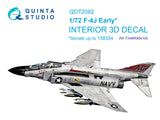 1/72 Quinta Studio F-4J Early 3D-Printed Interior (for FineMolds kit) 72082