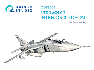 1/72 Quinta Studio Su-24MR 3D-Printed Interior (for Trumpeter kit) 72089