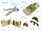 1/72 Quinta Studio Ta 152C/H 3D-Printed Interior (for Dragon kit) 72093