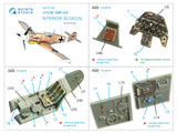 1/72 Quinta Studio BF 109F-2/4 3D-Printed Interior (for Eduard kit) 72102