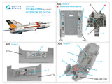 1/72 Quinta Studio MiG-21PFM Gray 3D-Printed Interior (for Eduard kit) 72109