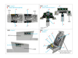 1/72 Quinta Studio F-15E 3D-Printed Interior (for Revell kit) 72110